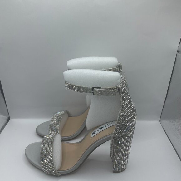 STEVE MADDEN CARRSON RHINESTONES HEELS (7) - Picture 8 of 14